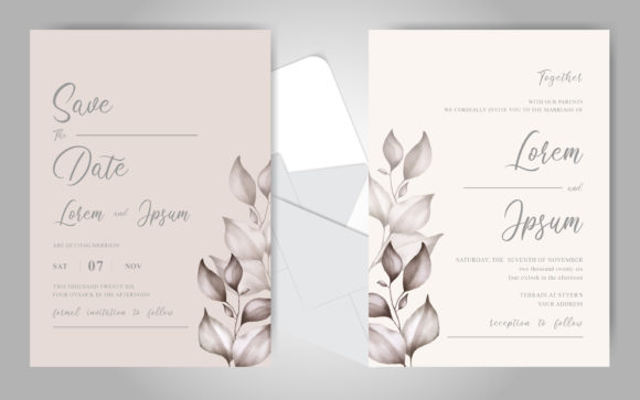 Beautiful Watercolor Floral Wedding Card: A Practical Guide to Customizable Stationery