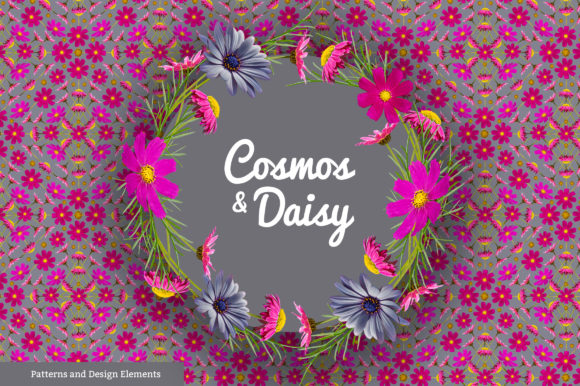Cosmos and Daisy Floral Patterns: A Strategic Asset for Visual Branding and Design Efficiency