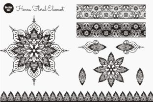 Discover the Versatile Beauty of Henna Floral Elements