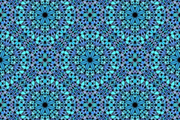 Discover the Versatility of Teal Blue Seamless Floral Mandala Patterns