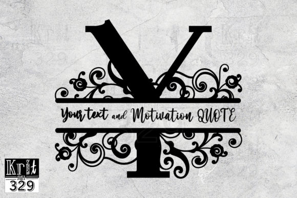 Elevating Personalized Design: The Strategic Value of the Floral Vine Alphabet Split Monogram Y