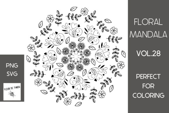 Evaluating Floral Mandala Vol.28 for Commercial and Creative Projects