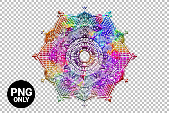 Evaluating Rainbow Floral Mandala Sublimation for Commercial Print Projects