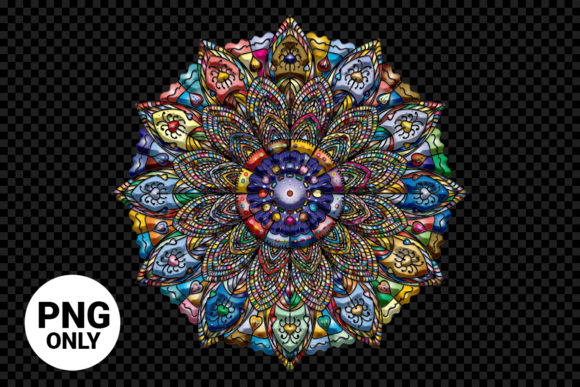 Evaluating the Colorful Floral Mandala for Commercial Sublimation
