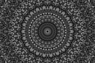 Explore the Elegance of Grey Floral Mandala Background