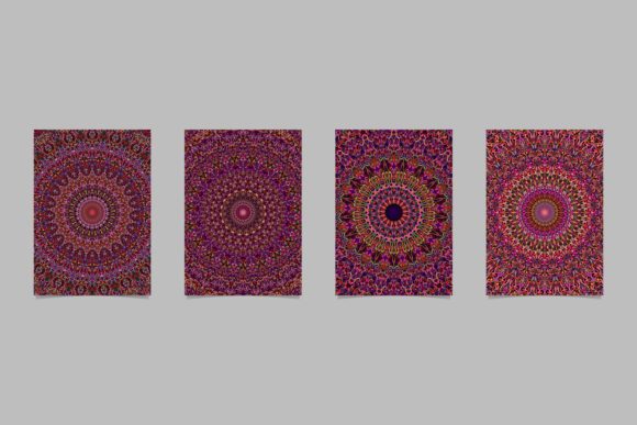 Exploring the Versatility of 4 Floral Mandala Page Backgrounds