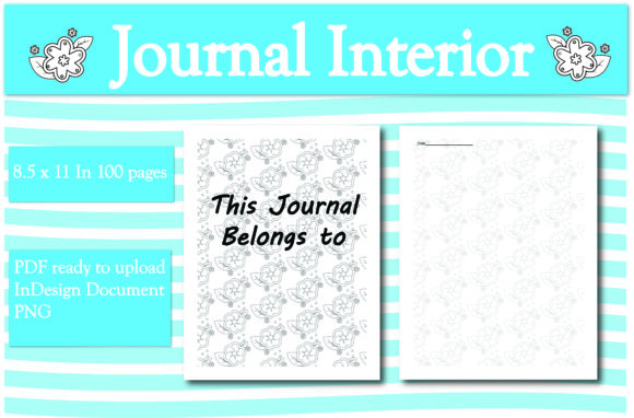 Floral Journal Interior: A Charming Addition to Your Creative Space