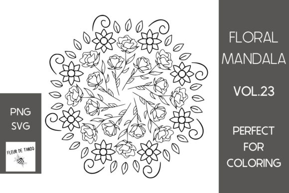 Floral Mandala Vol.23: Versatile Vector Designs