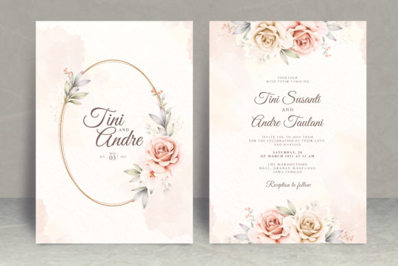Floral Watercolor Wedding Card Theme Guide